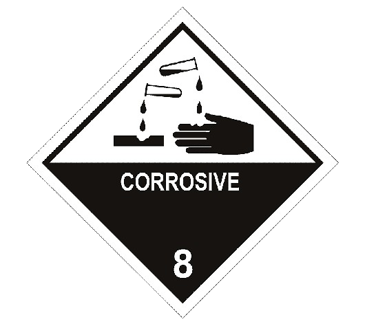 Corrosive Chemicals (IATA Class 8):